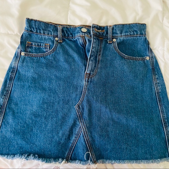 jean skirt old navy